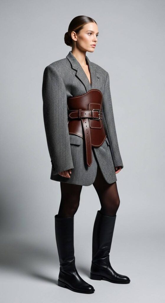 The Belted Blazer Silhouette