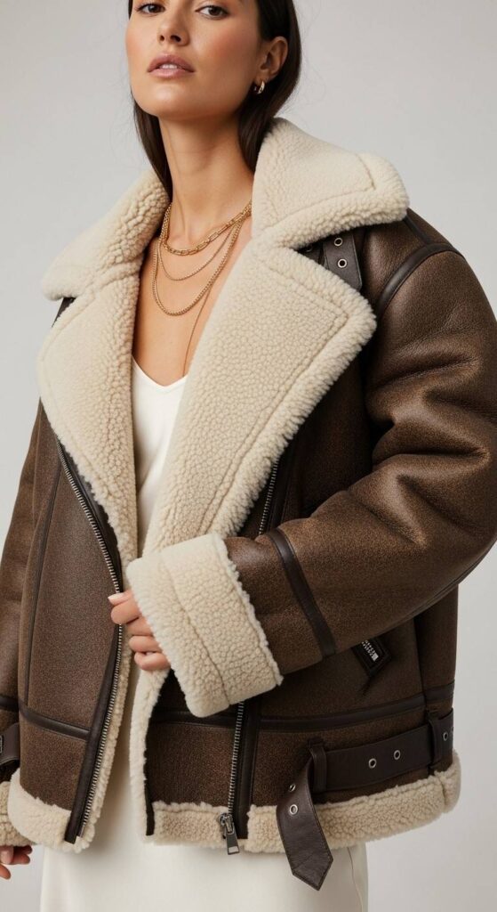 The Shearling Aviator Focus