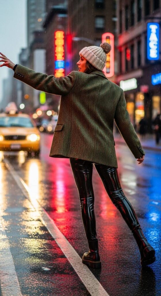 The Vinyl & Wool Contrast