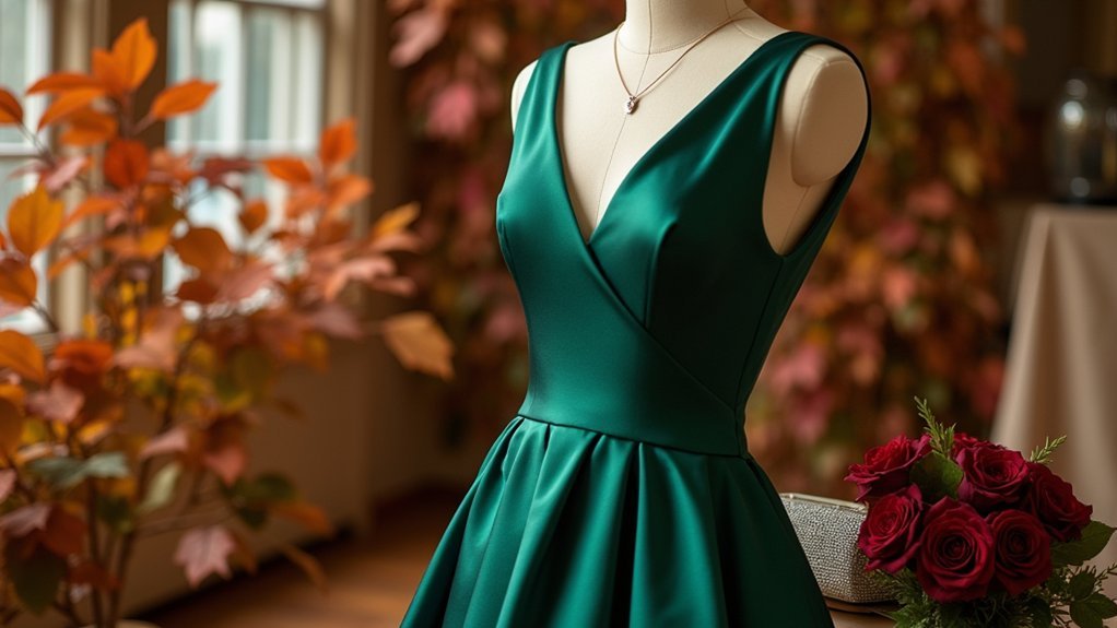 jewel tone midi elegance