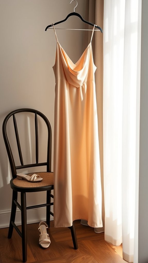 satin slip elegance