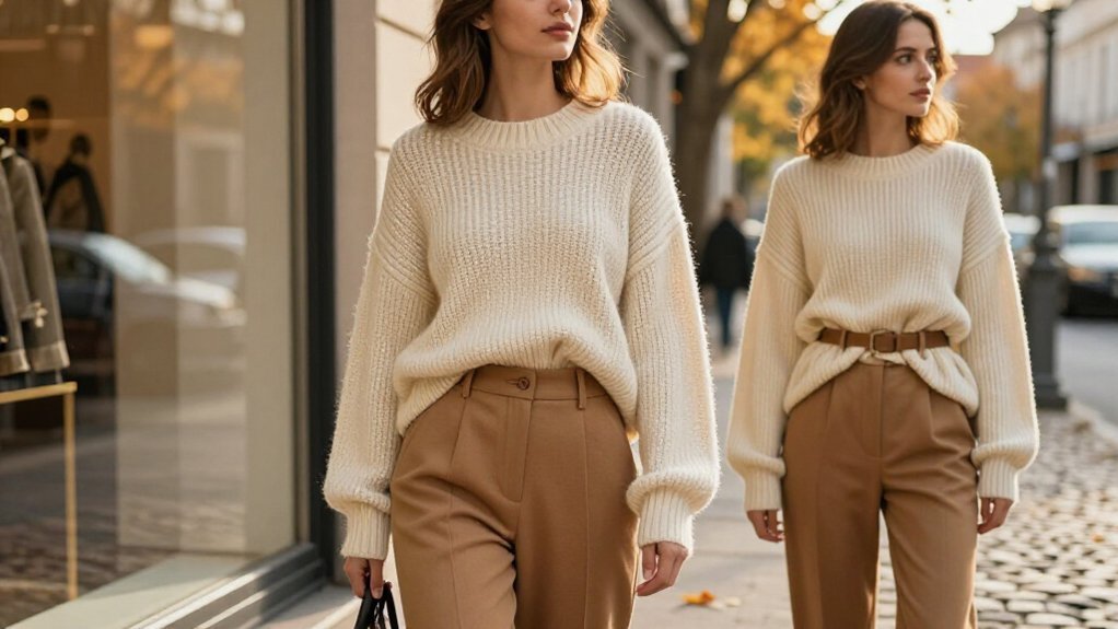 balanced layering restrained silhouette