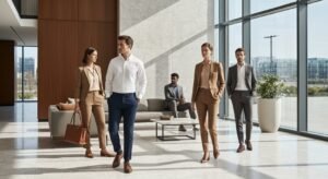 business casual office style