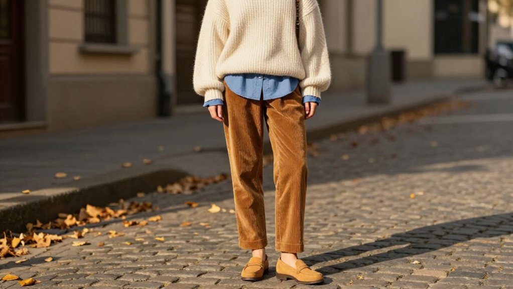 chunky knit over collared