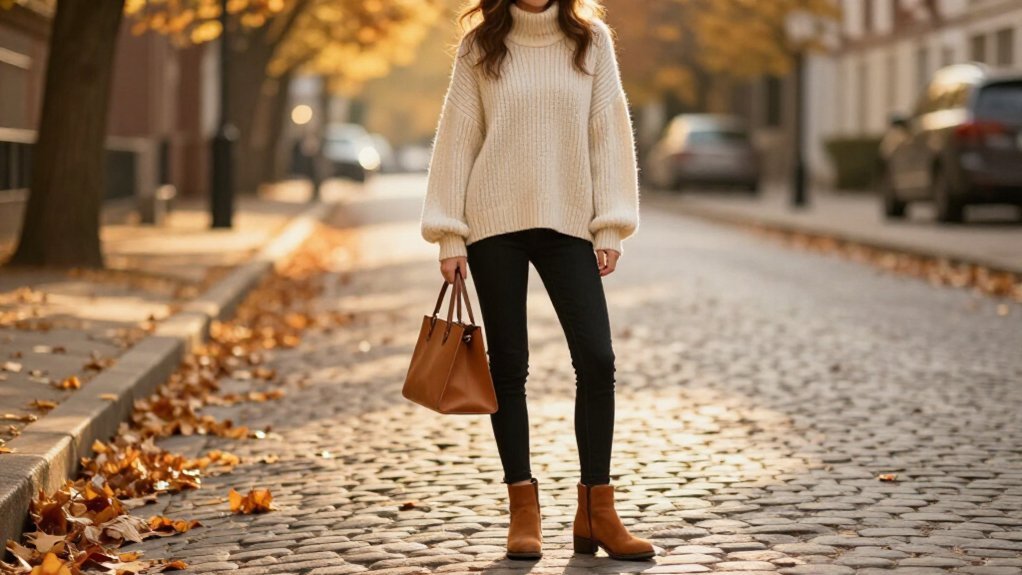 chunky knit street chic