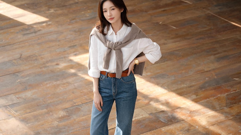 classic straight leg denim