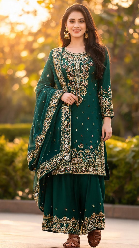 coordinated ethnic ensemble