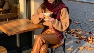 cozy autumn coffee attire