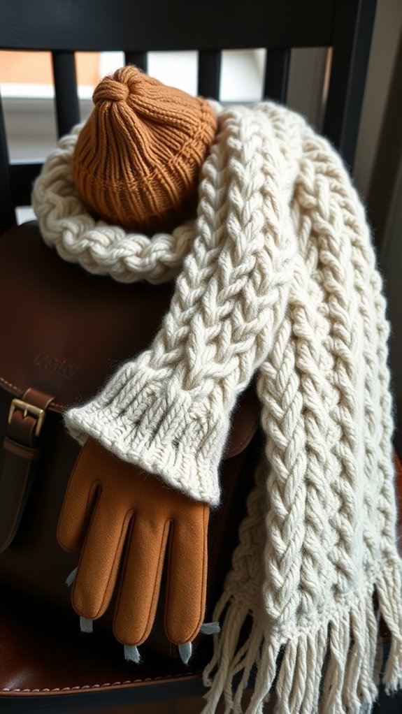 cozy chic accessory warmth