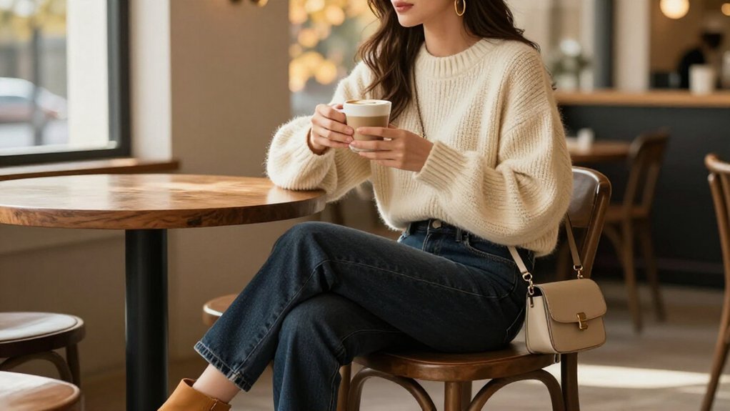 cozy knit jeans combo