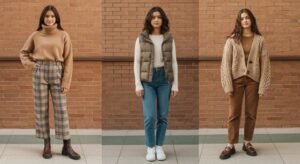 cozy winter school style