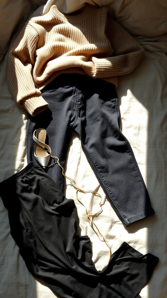 dark jeans tailored joggers
