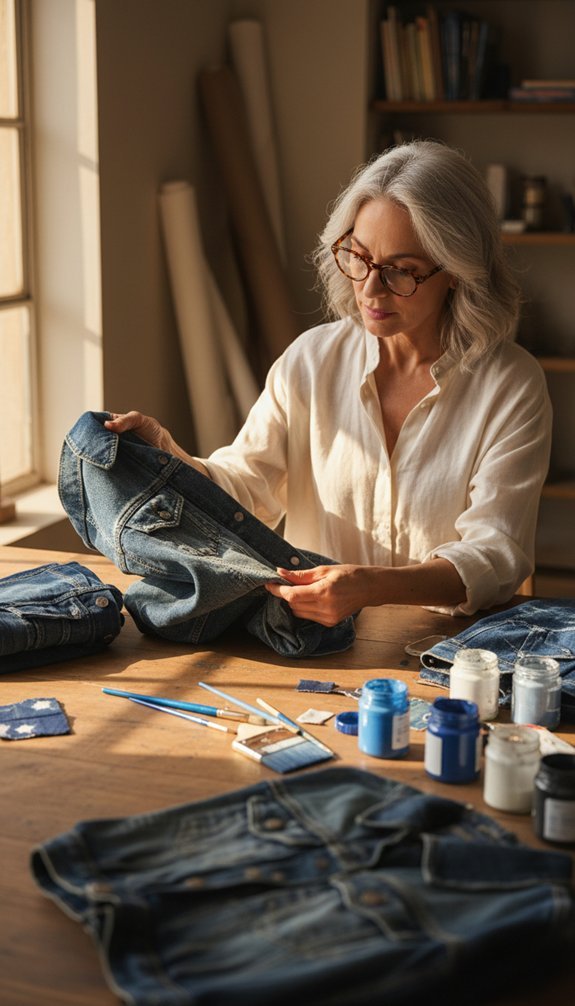 denim as therapeutic canvas