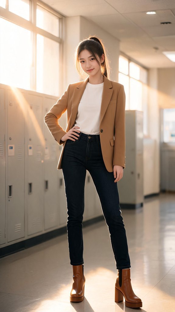 dressy jeans blazer