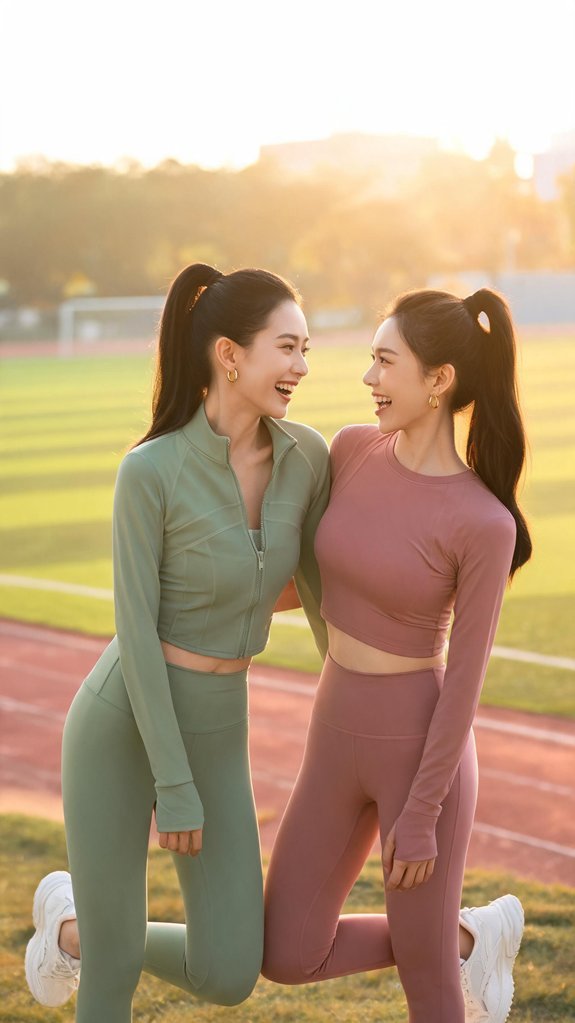 effortless coordinated sportswear