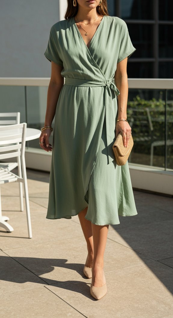 effortless spring midi elegance