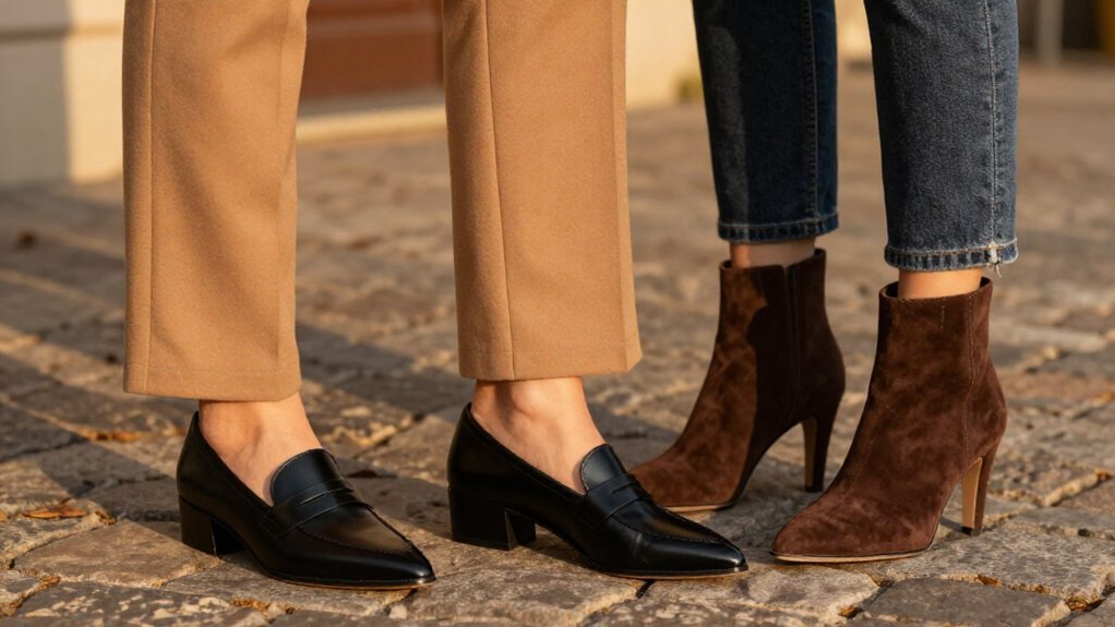 elegant autumn shoe styling
