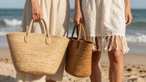 essential summer straw bags