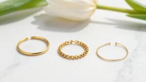 gold hoop earrings elevate