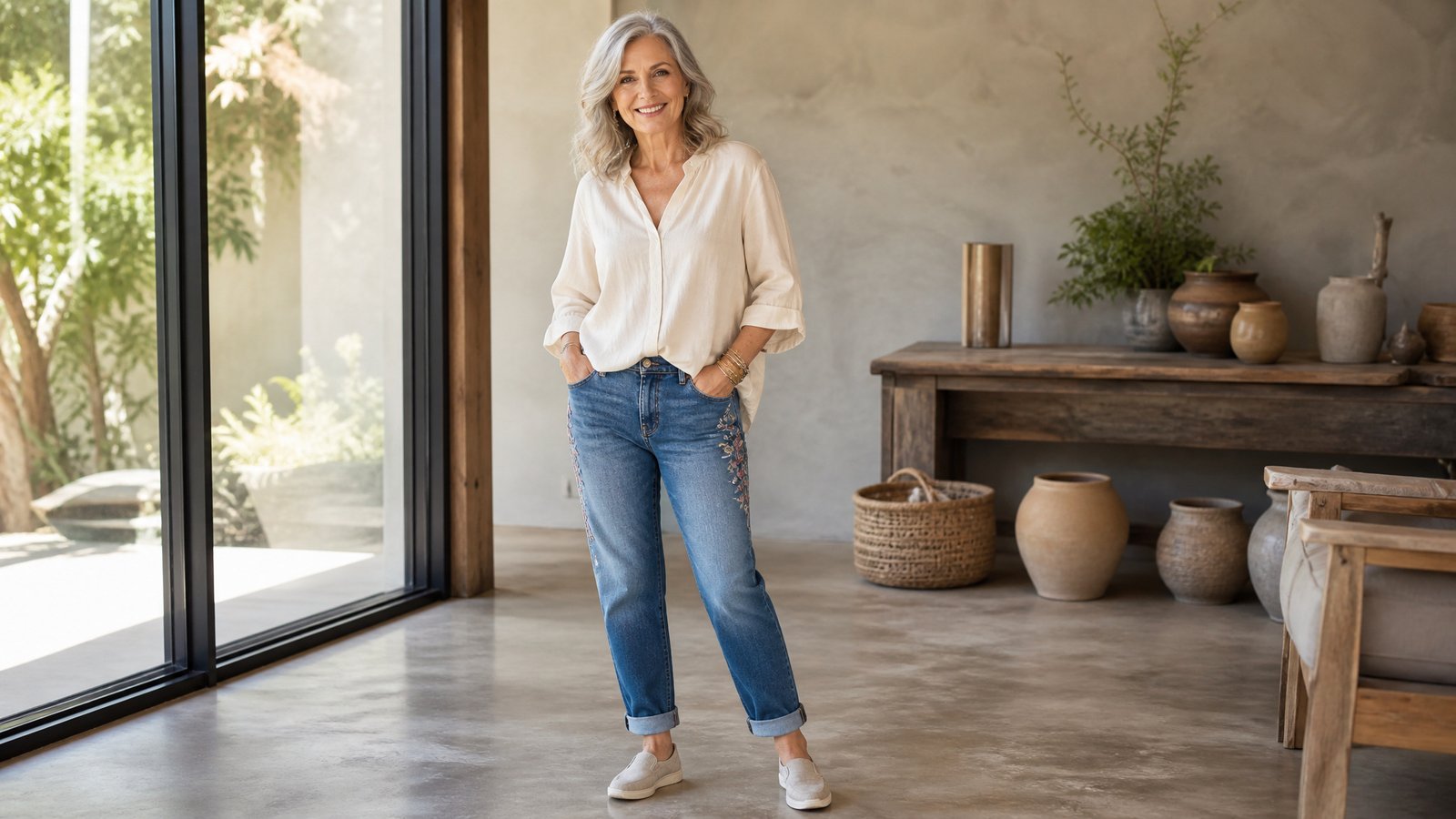 trendy-cute-jean-designs-for-seniors featured outfit