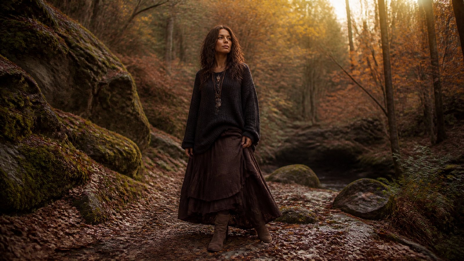 stunning-dark-boho-autumn-outfit-ideas featured outfit