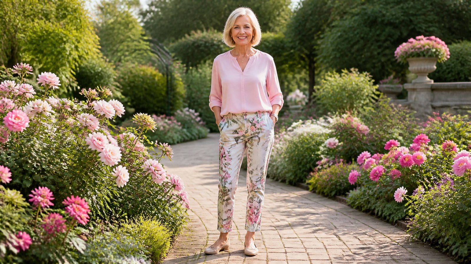 floral-jean-designs-for-senior-women featured outfit