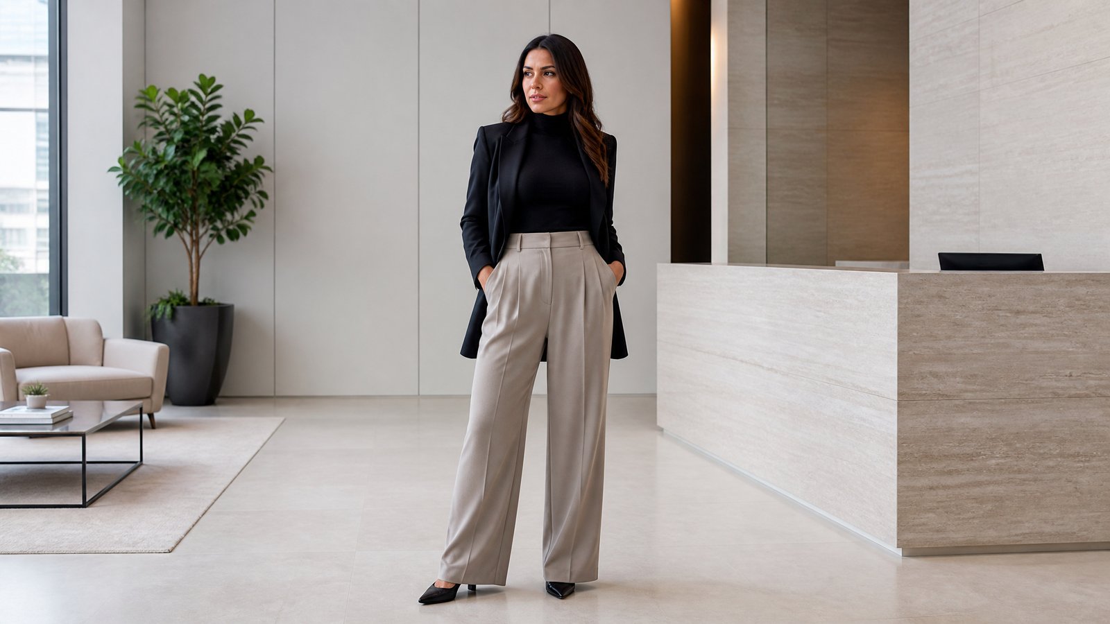 styling-wide-leg-pants-business-casual-outfits featured outfit