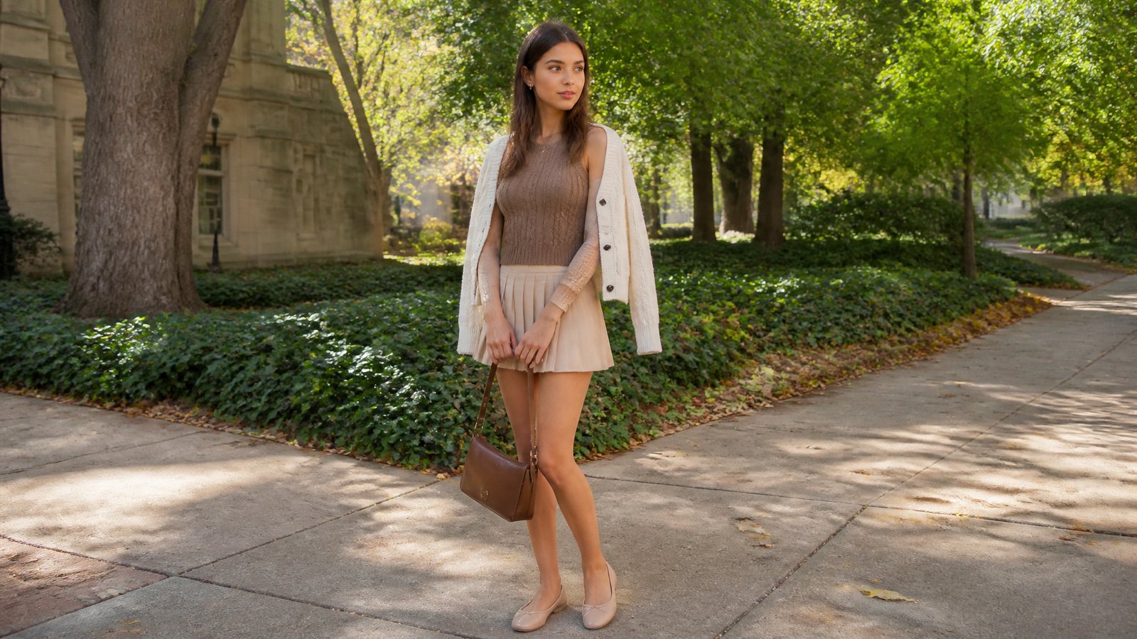 chic-school-outfit-ideas-with-skirts featured outfit