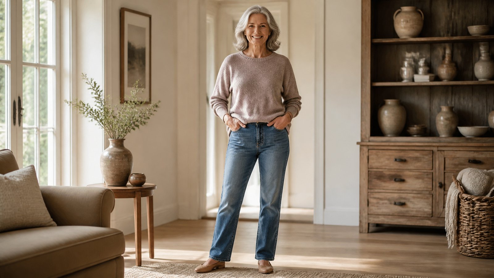 personalized-senior-jeans-comfort-style featured outfit