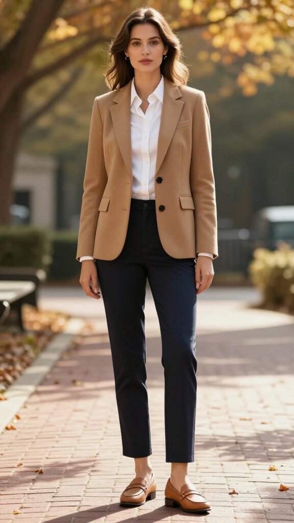 lightweight blazer for crisp mornings