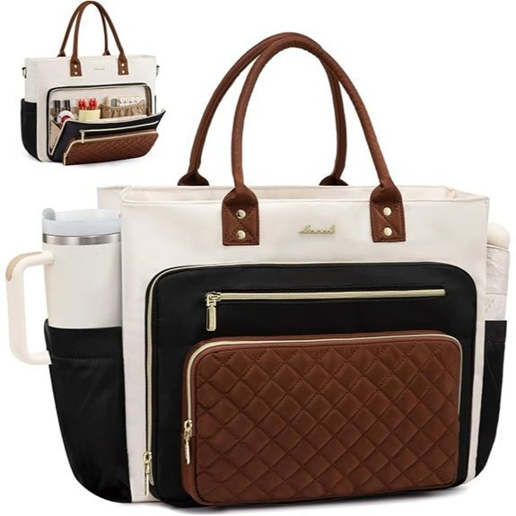 LOVEVOOK Teacher Tote Bag with Laptop Compartment