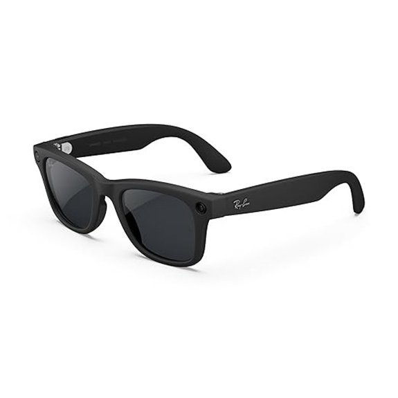 Meta Ray-Ban (Gen 2) Wayfarer Smart AI Glasses Matte Black Transitions®
