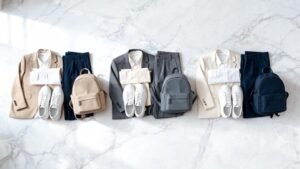 minimalist school outfit ideas