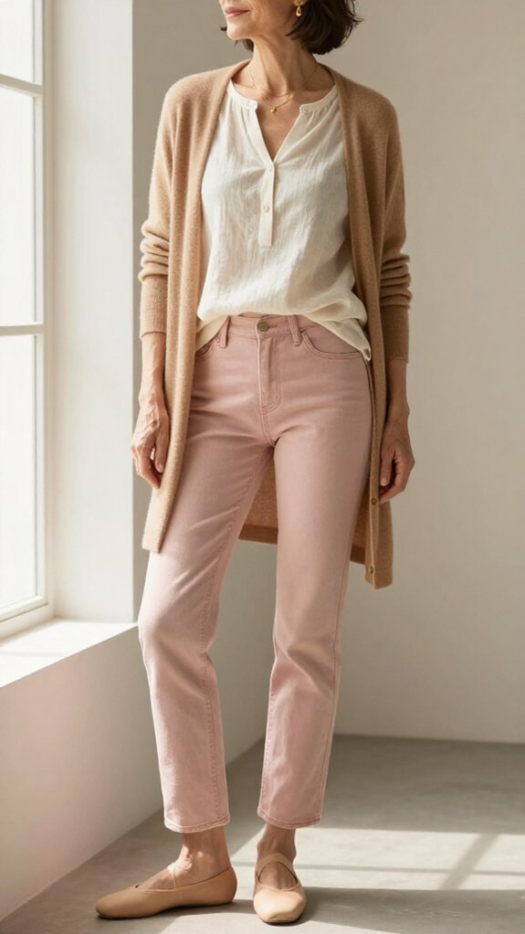 neutral tones amplify pink