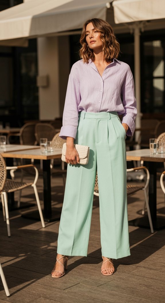 pastel separates effortless elegance