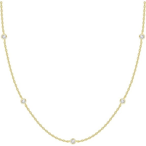 PAVOI 14K Gold Plated Layering Necklace for Women