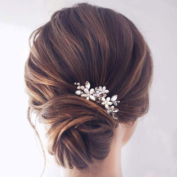 JAKAWIN Pearl Wedding Hair Bridal Clip