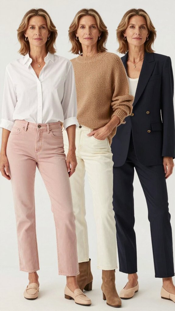 pink jeans outfit formulas