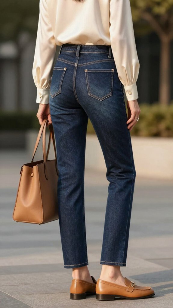 quiet refined denim whisper