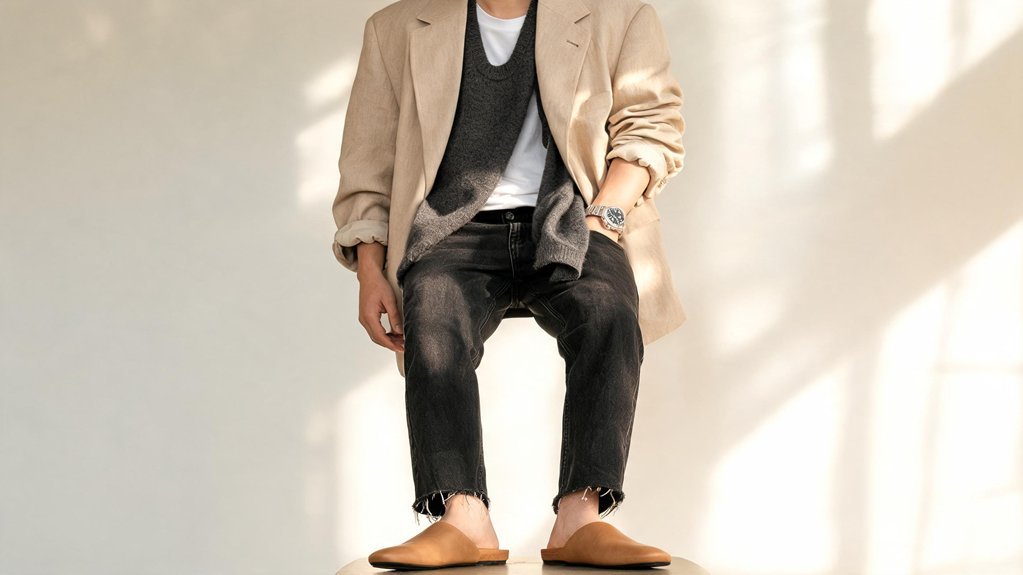 relaxed structured blazer elegance
