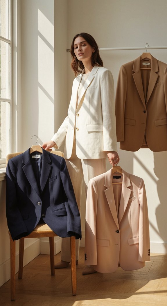 seasonal fabric driven blazer guidance