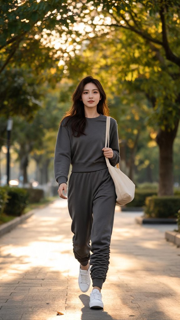 stretchy fabrics enable comfort