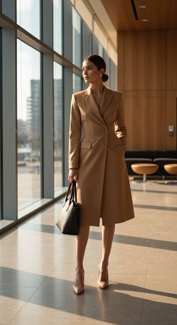 structured blazer dress elegance