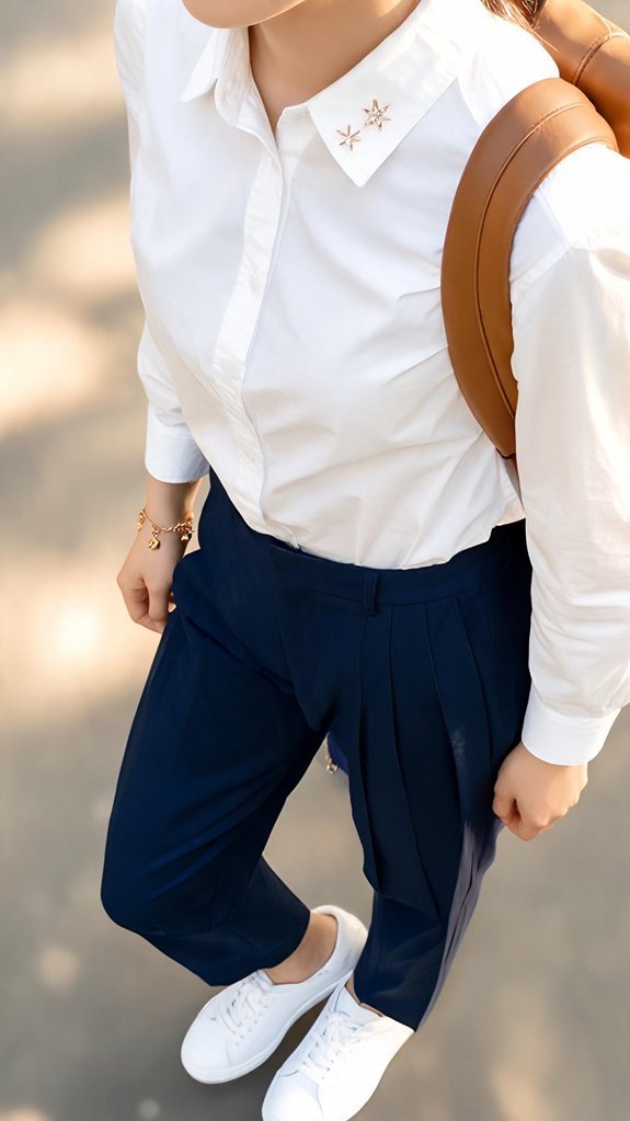 subtle school accessory styling