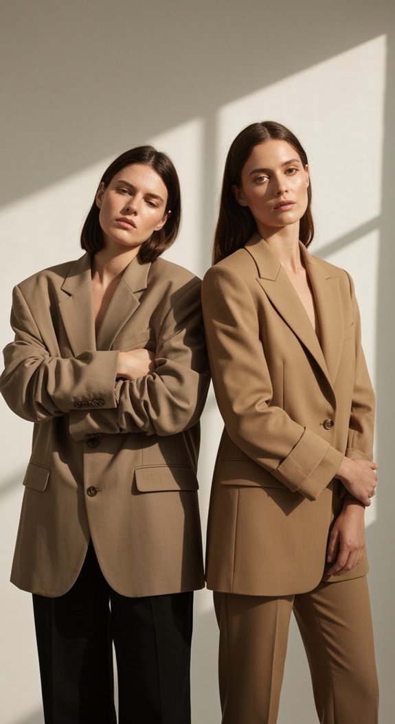 tailored blazer harmonious style