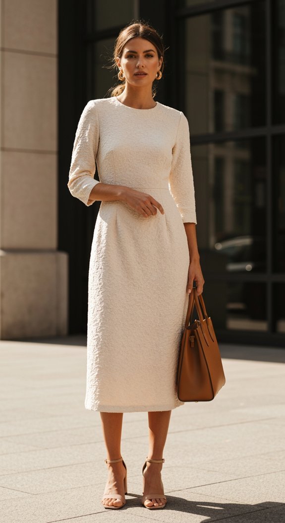 textured dress versatile elegance