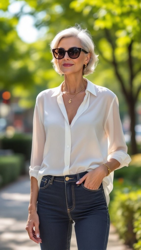 timeless understated indigo elegance
