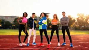 trendy school sports outfits